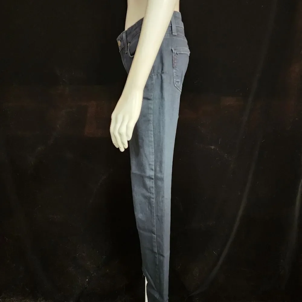 Paige Verdugo Ankle Dark Wash Blue Jeans (26) - Picture 4 of 8